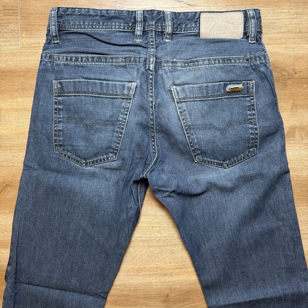 Diesel Jeans Men 30x30 Blue Braddom Regular Slim Carrot Fit 0661D (Tagged 28x32) - Picture 4 of 13